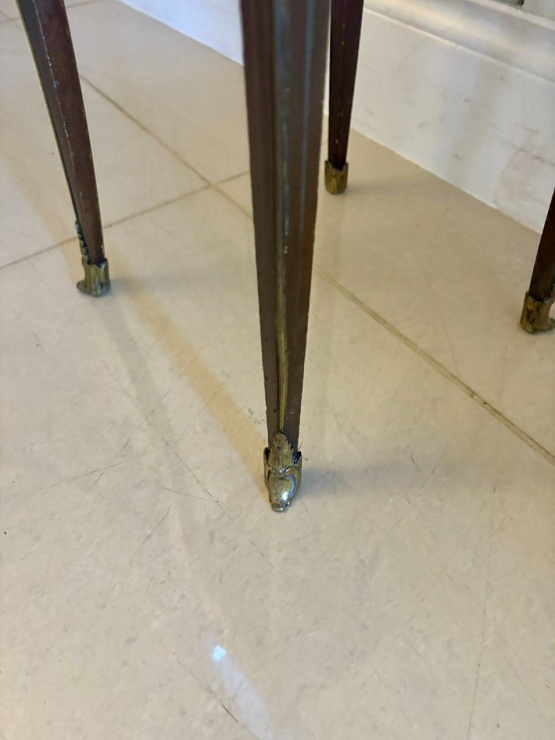 2802  Antique Victorian Quality French Lacquer Ormolu Mounted Jewellery Cabinet/Lamp Table - Image 15